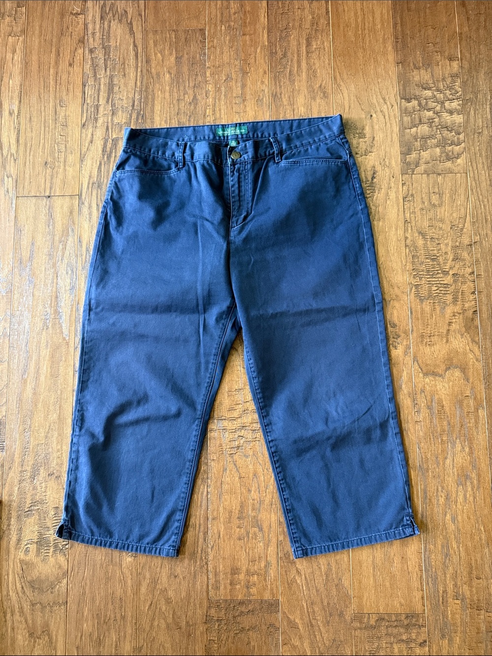 Ralph Lauren Navy Blue Straight Chino Pants
